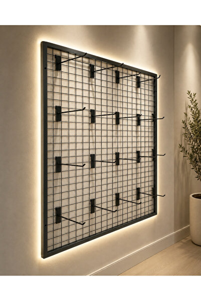 MD Vİtrin Dekorasyon TEL PANO 83X103 CM 4X4 SIK TELLİ DUVARA MONTE 20 ADET 15...