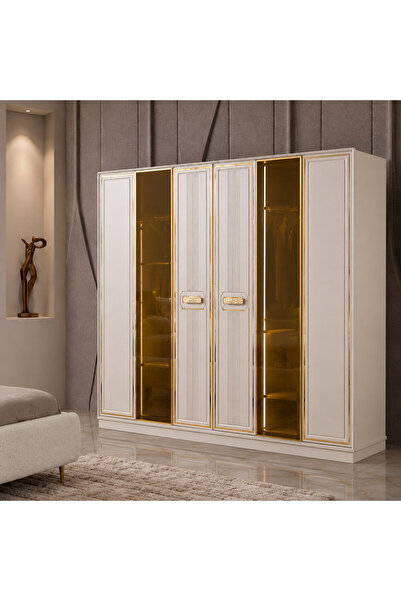 Altay Mobilya Lux 6 Kapaklı Dolap