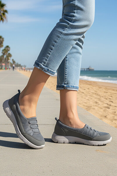 BESTOF AYAKKABI Smoked Mesh Lightweight Comfortable Memory Sole Women's Daily...