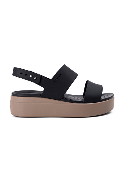 Crocs Brooklyn Low Wedge 206453-07H Women's Slippers Black