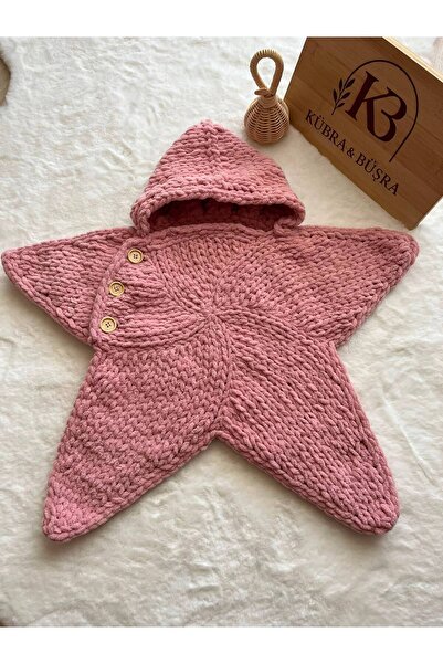 BABY PURE SOFT Puffy Yıldız Tulum (3-6 ay) Pembe