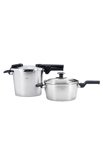 Fissler Vitaquick Premium 602-410-13-090 Düdüklü Tencere Seti 6 + 3,5 L + Buh...