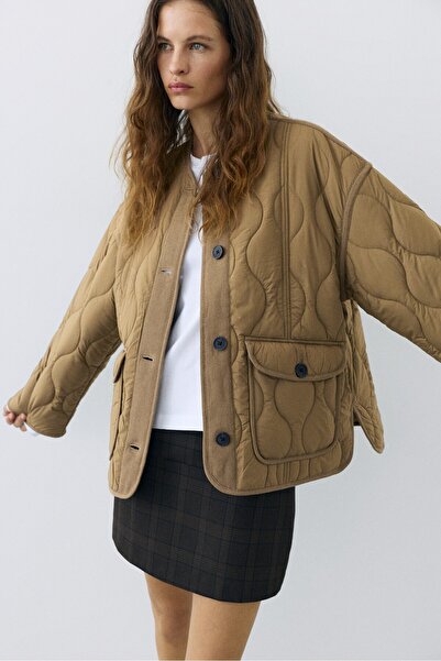 Pull & Bear Cepli şişme mont