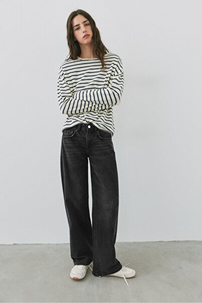 Pull & Bear Düşük bel straight fit jean