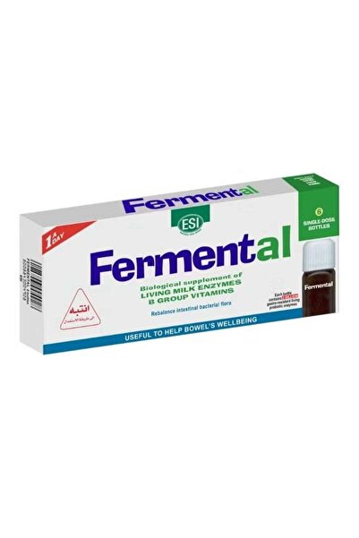 ESI Fermental Probiotic Supplement with Milk Enzymes & B Vitamins, 6 Single-D...