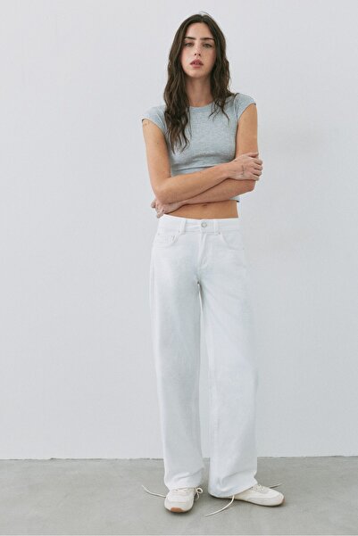 Pull & Bear Düşük bel straight fit jean