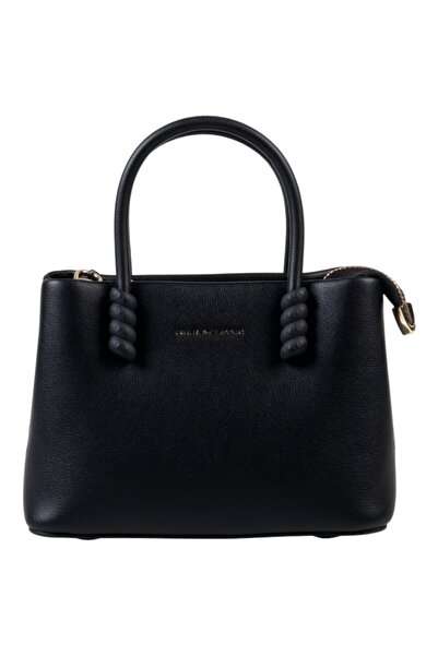 Guja Black Multi-Compartment Women's Hand and Shoulder Bag C1108