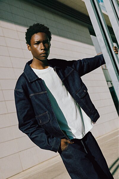 Pull & Bear Cepli denim ceket