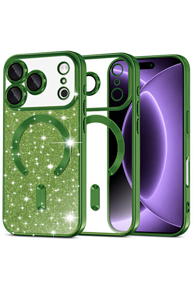 Techsuit Θήκη για iPhone 17 Pro/ iPhone 18 Pro, Πολυτελής με Γκλίτερ MagSafe,...