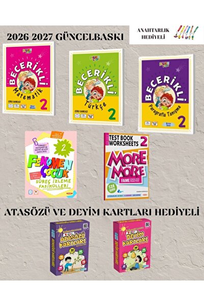 Fenomen Yayıncılık 2.SINIF BECERİKLİ SET DENEME VE İNGİLİZCE TEST BOOK ATASÖZ...