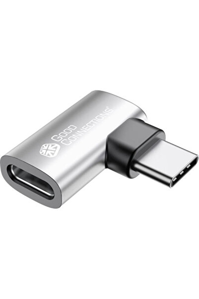 Good Connections Μετατροπέας USB-C αρσενικό σε USB-C θηλυκό Ασημί 1 τεμάχιο U...