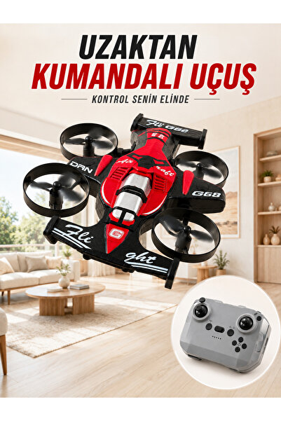 MRAYss 4 Pervaneli RC Drone Uzaktan Kumandalı 360 Derece Dönüşlü Akrobatik Uç...