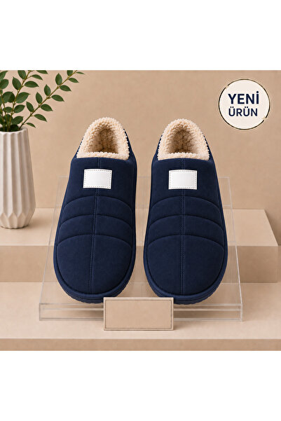 MOON CLOUD Unisex Sıcak Tutan Rahat Peluş Kapitone Ev Terliği Ev Botu Kışlık ...