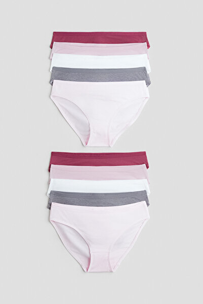 H&M 10'lu Pamuklu Külot