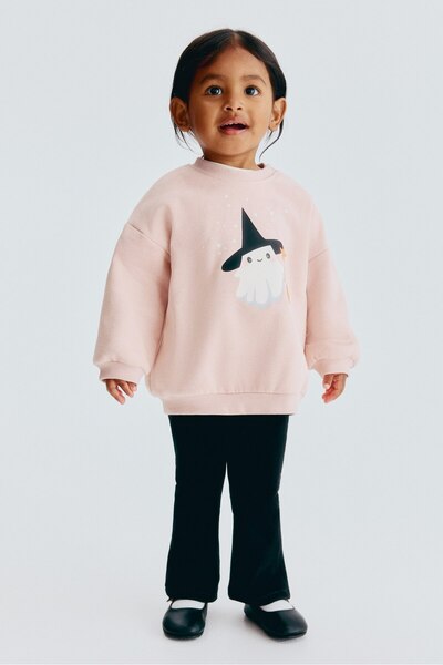 H&M Baskılı Sweatshirt