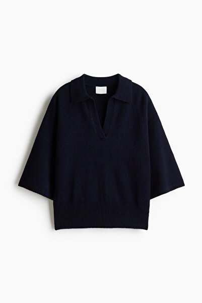 H&M İnce Triko Polo Üst