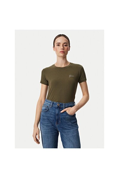 Guess Tricou de damă W6YI12K3751 Kaki