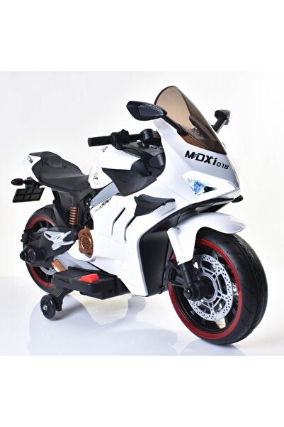 Leno Electric Ride-On Superbike Motorcycle For Kids With Auxiliary Wheels, He...