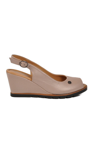 Pierre Cardin Rose Thick Sole Adjustable Strap Heeled Women's Sandals Pc-54596