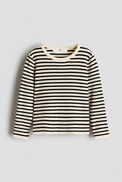 H&M Lastik Örgülü Kazak