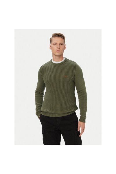 Aeronautica Militare Pulover bărbătesc 262MA1571UL00409 Kaki