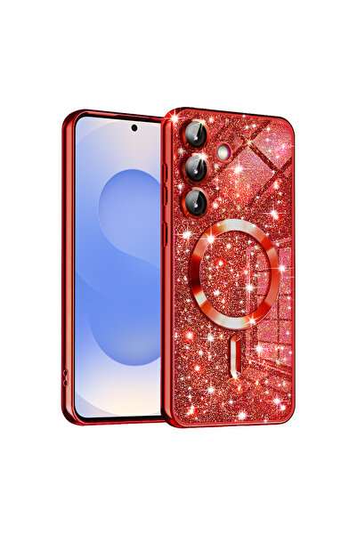 Techsuit Θήκη για Samsung Galaxy S25, Πολυτελής με Γκλίτερ, MagSafe, αντικραδ...