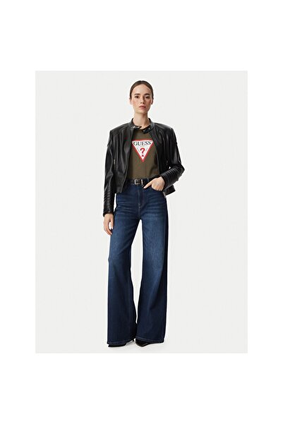 Guess Blugi de damă W6YA82D1334 Albastru închis