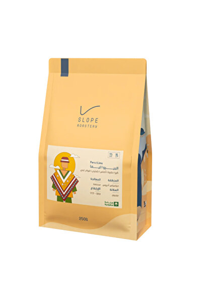 Generic Brand سلوب قهوة حبوب بن من محمصة سلوب البيرو، ليما 250 Coffee Lima Slope