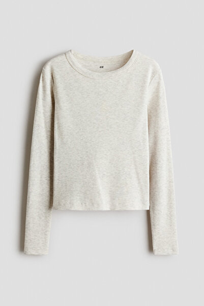 H&M Pamuklu ve Ribanalı Üst