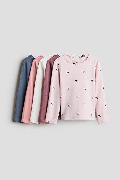 H&M 5'li Uzun Kollu Tişört