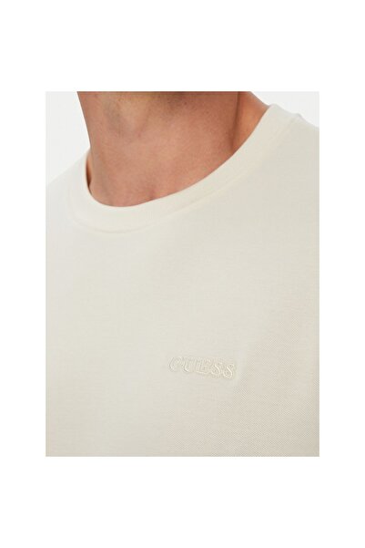 Guess Ανδρικό T-shirt Z6YI23K5025 Κρεμ