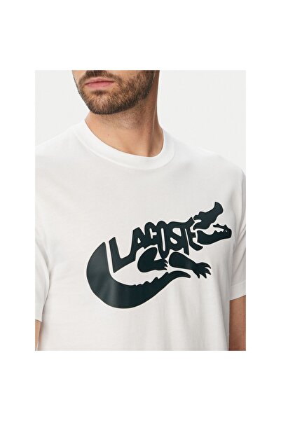 Lacoste Tricouri - Alb - Guler rotund