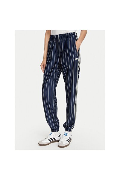 adidas Pantaloni de trening pentru femei KR7037 Albastru închis