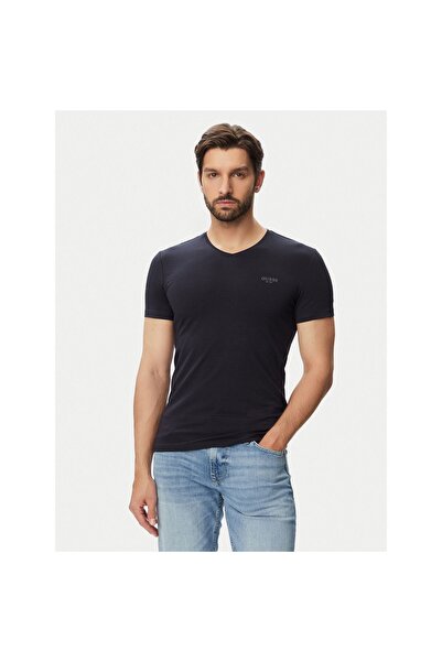 Guess Tricou bărbătesc M6YI32K3735 Albastru închis
