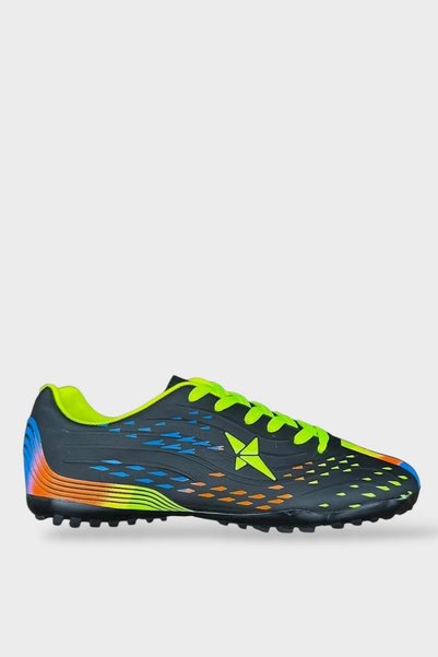 Jagulep Men's Tpu Sole Football Turf Shoes Black - Yellow