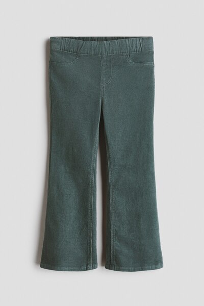 H&M İspanyol Paça Fitilli Kadife Tregging