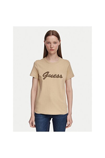 Guess Tricou de damă W6YI29K4348 Bej