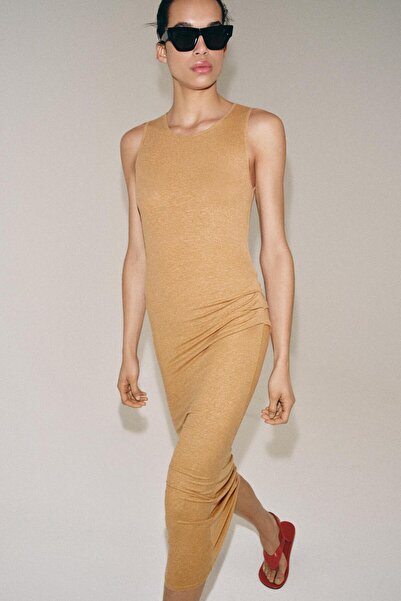 Buti Allbucks Za *Ra* Draped Midi Dress Abzra00112