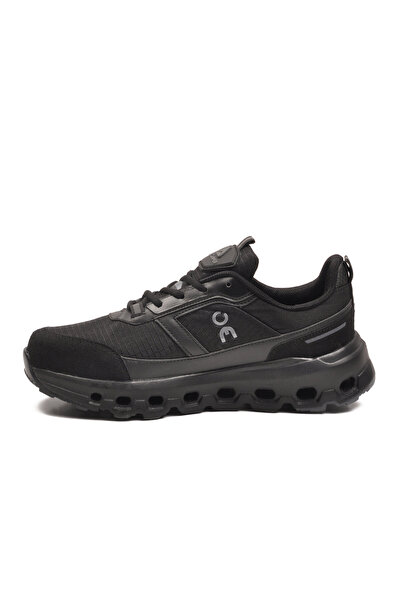 AYK'S Black Lace-Up Thick Comfortable Memory Sole Men's Walking and Sports Sh...