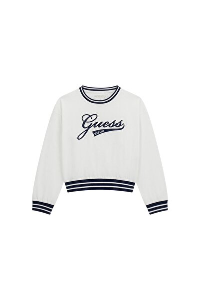 Guess Bluză de fată J6YI30K3765 Albă