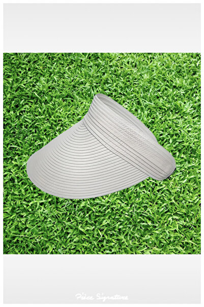 PIECE SIGNATURE Empty Straw Hat for Women and Men (53-59 Cm)