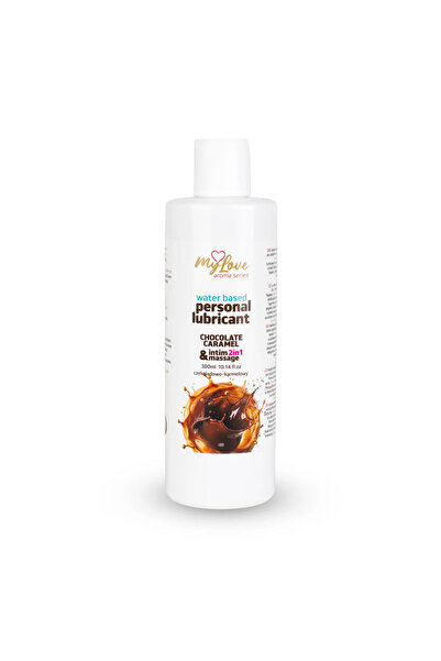 mylove Lubrifianți Aromatizați Seria Aroma Intim&Masaj 2 în 1 Ciocolată Caram...