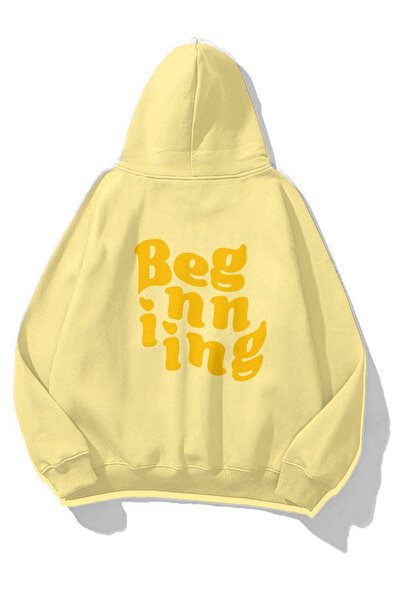 Cupla Unisex Beginning Sweatshirt Soft Yellow