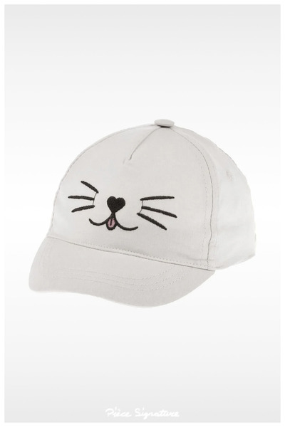 PIECE SIGNATURE 100% Cotton Sun Hat for Girls (1-3 Years) (Size 48-50)
