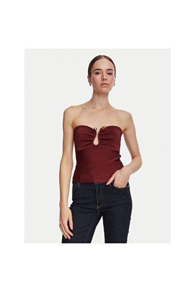 Guess Top de damă W6YR37Z1042 Bordeaux