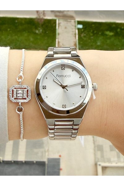 Ferrucci 33mm Waterproof Steel Women's Wristwatch