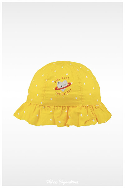 PIECE SIGNATURE 100% Cotton Sun Hat for Girls (Ages 4-8) (Size 52)