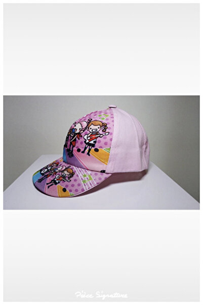 PIECE SIGNATURE Orchestra Printed Girl's Hat (Age 1-4) (Light Pink)