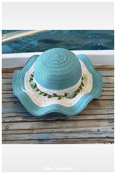 PIECE SIGNATURE Solid Color Mercerized Girl's Hat (Age 3-7)