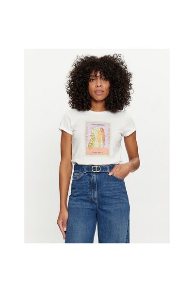 TWINSET Tricou de damă 241TT2411 Alb